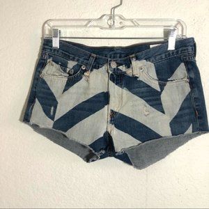 Cut Off Denim Jean Shorts Size 27